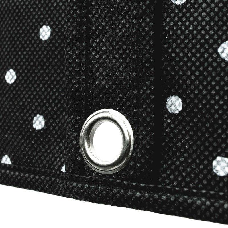 HANGERWORLD 40inch Garment Bag for Suits and Dresses Bags for Closet Storage Breathable Clothes Cover Dust Protector (1 Pack, Black Polka) - Image 5